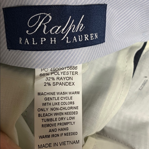 Ralph Ralph Lauren Men's Dress Pants Sim Fit 36 x 32 - Picture 2 of 6